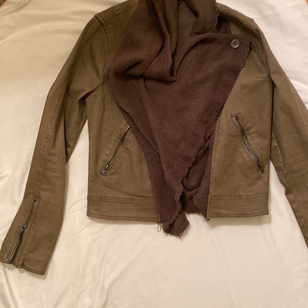Size 8 Brown Free people jacket